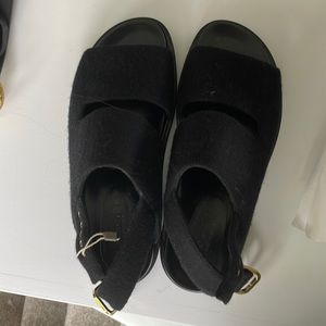 Marni black, never worn sandals